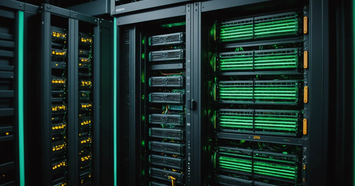 AI inference server cluster requiring continuous power delivery